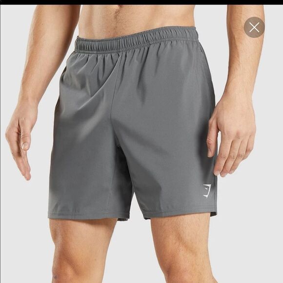 Gymshark Arrival‎ shorts 7” Mens Grey Slim Fit NWT in packaging - Picture 1 of 5